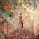 Outsider artist painting: On Your Toes includes dancing on curvilinear piano key walkway - by Harriet Young