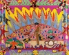 Outsider artist painting: Trini Lopez and his Mexican band - by Harriet Young
